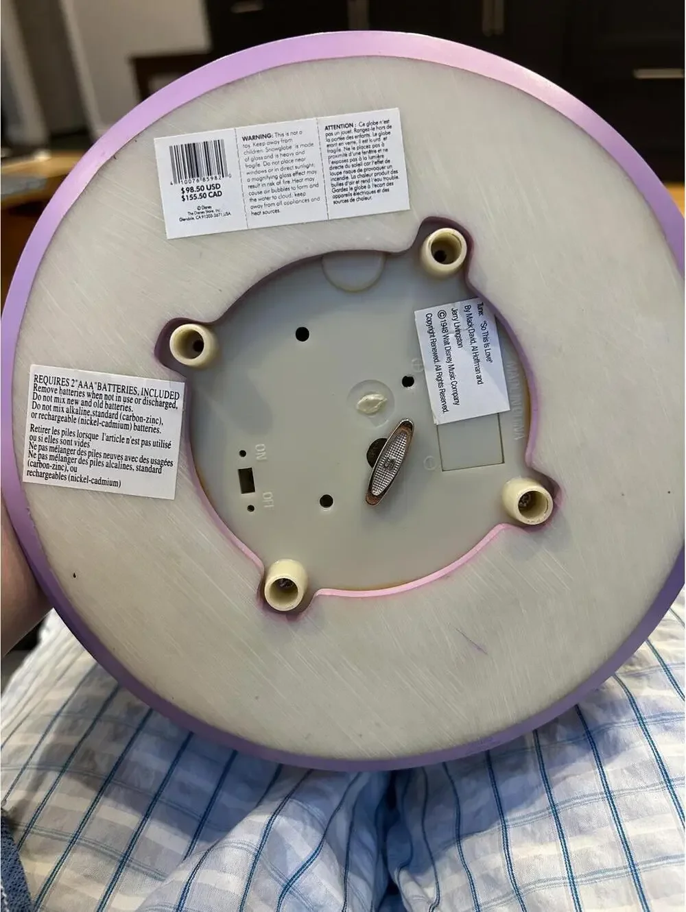 Disney Princess Carousel Snow Globe Music Box - Picture 4 of 9